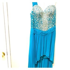 Terani high- low prom dress, worn once !